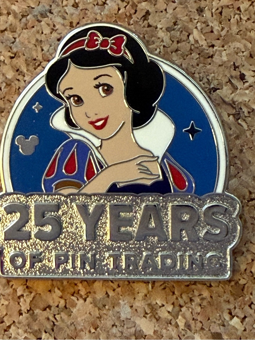Disney Snow White Anniversary Enamel Pin - Blue, Red, White, Black, Gold